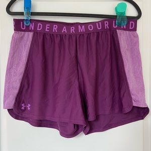 Under Armour purple shorts Size L